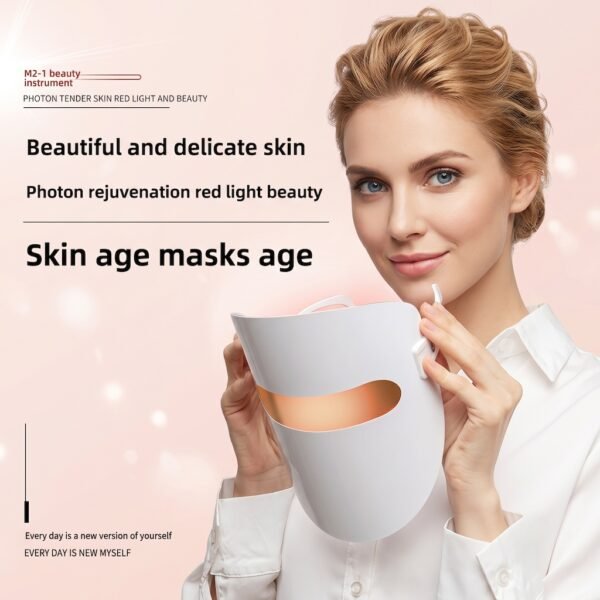 MySkinVero red light therapy face mask LED skincare device